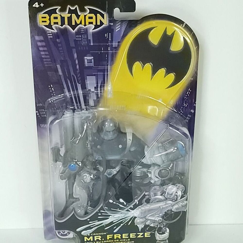 DC Comics Batman Mr. Freeze Ice Cannon Figure Mattel 2003 New Sealed